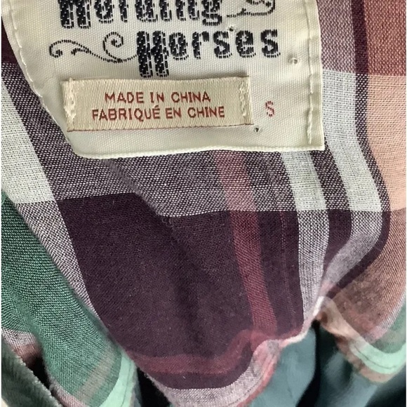 Anthropologie Sz S Crushed Velvet Pullover Swing Dress Green Viscose Nylon - Picture 7 of 8